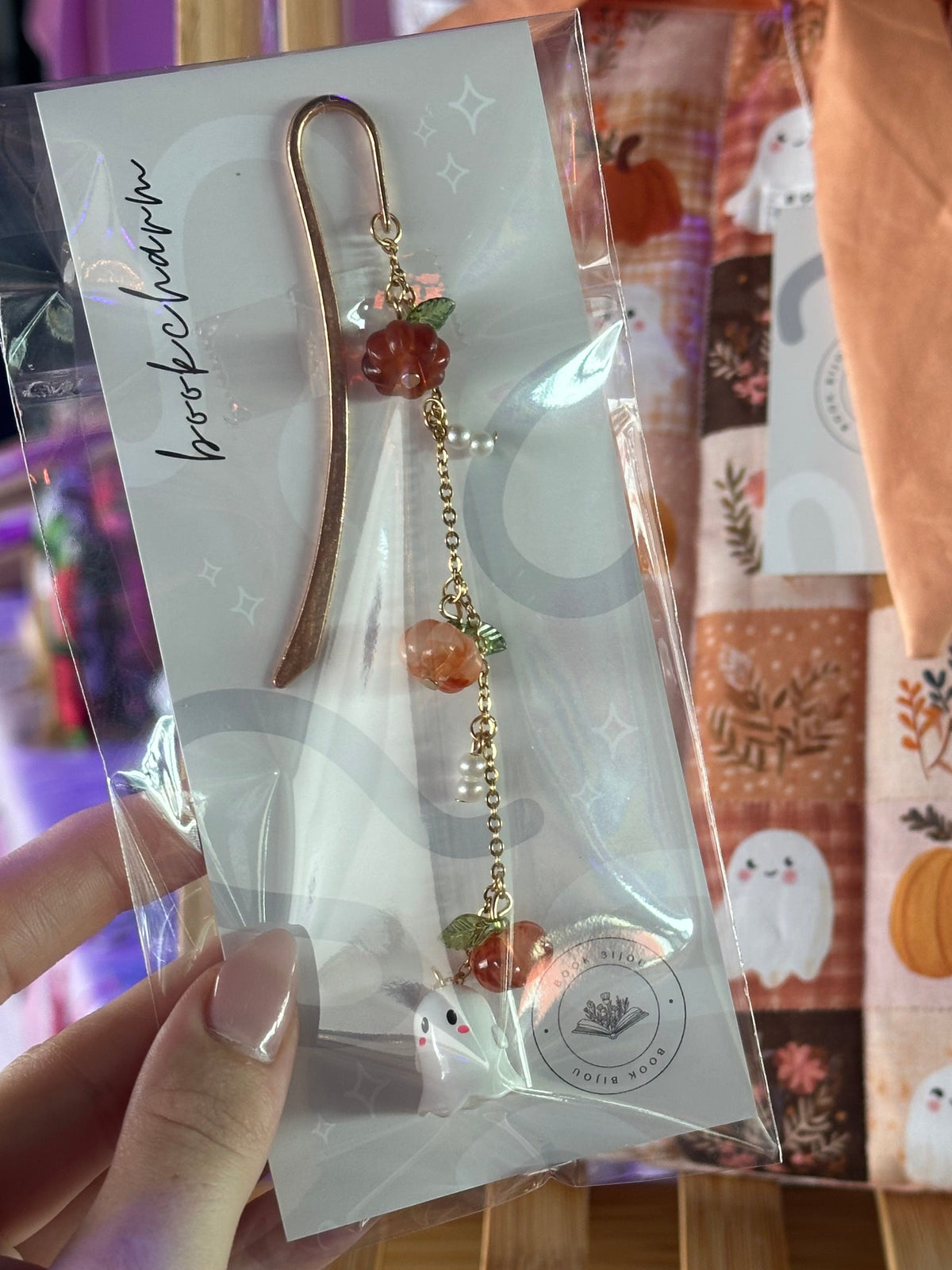 Bookcharm "Spooky Pumpkin”