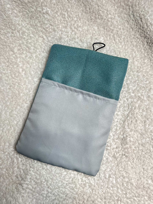 Booksleeve "Green and blue"