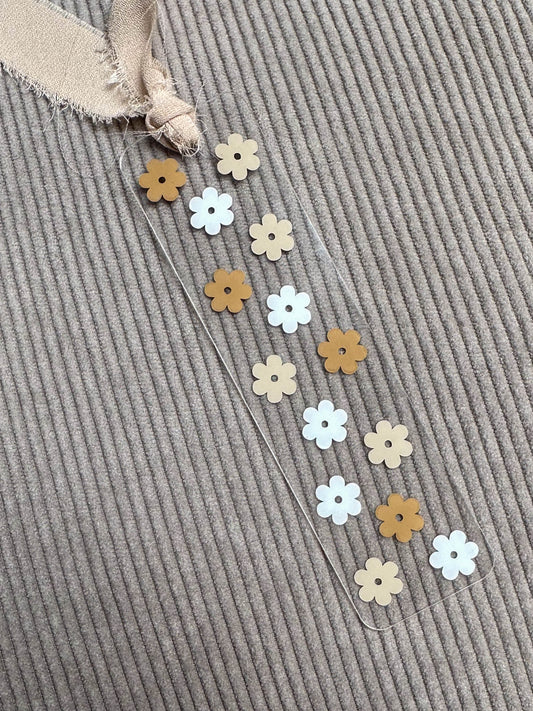 Bookmark "Neutral Flowers"