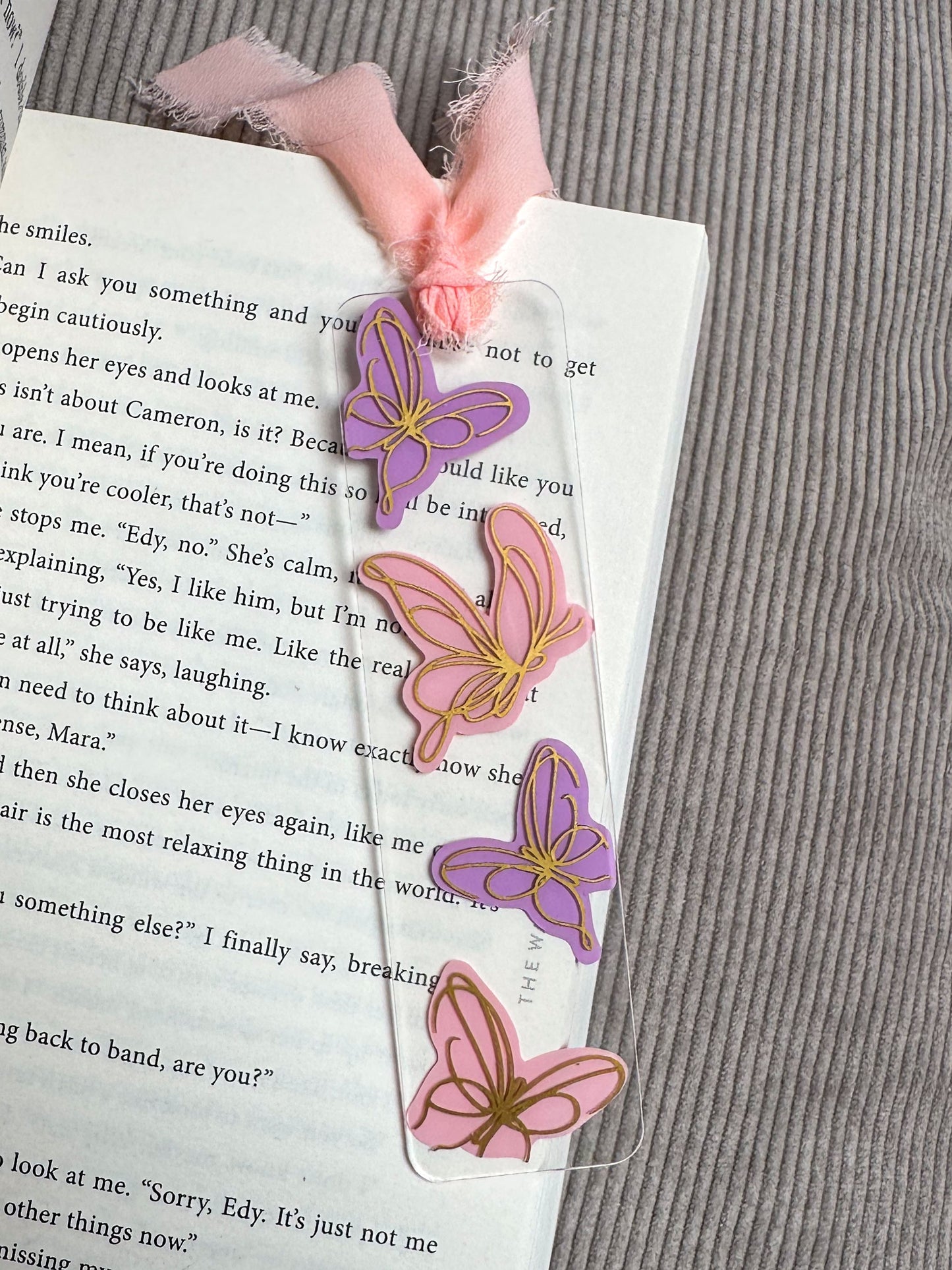 Bookmark "Pink & Purple Butterfly"