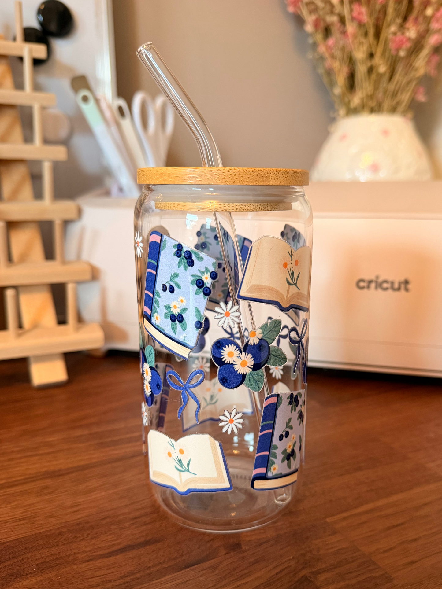 Tumbler Glas - Blueberry