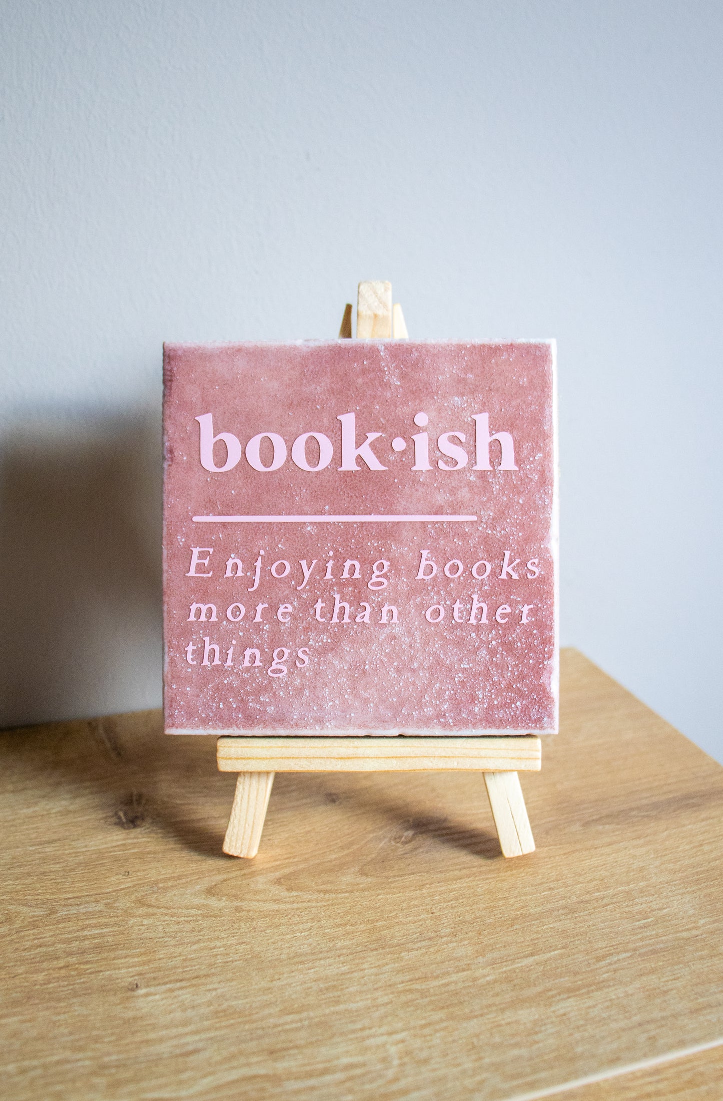 "Dictionary" Quote tile with donkey