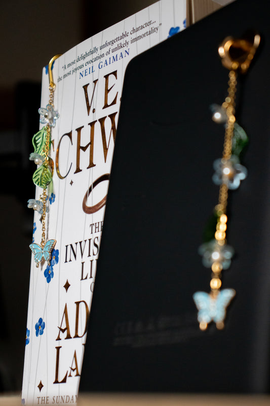 E-reader charm "Blue Butterfly"