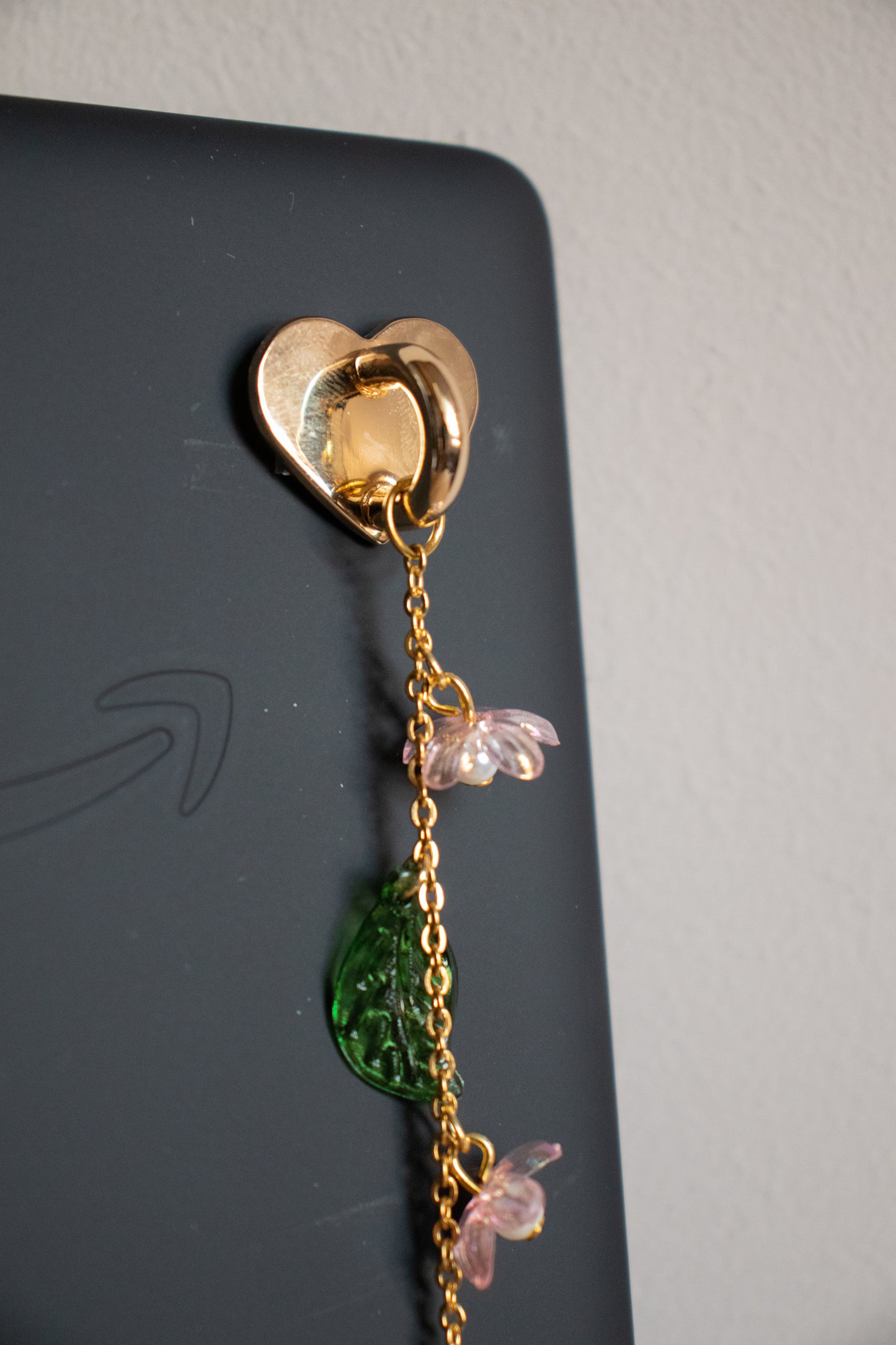 E-reader charm "Pink Butterfly"