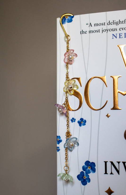 Bookcharm "Multi color flowers"