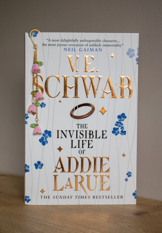 Bookcharm "Pink flowers"