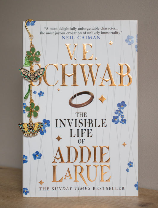 Bookcharm "Green Butterflies"