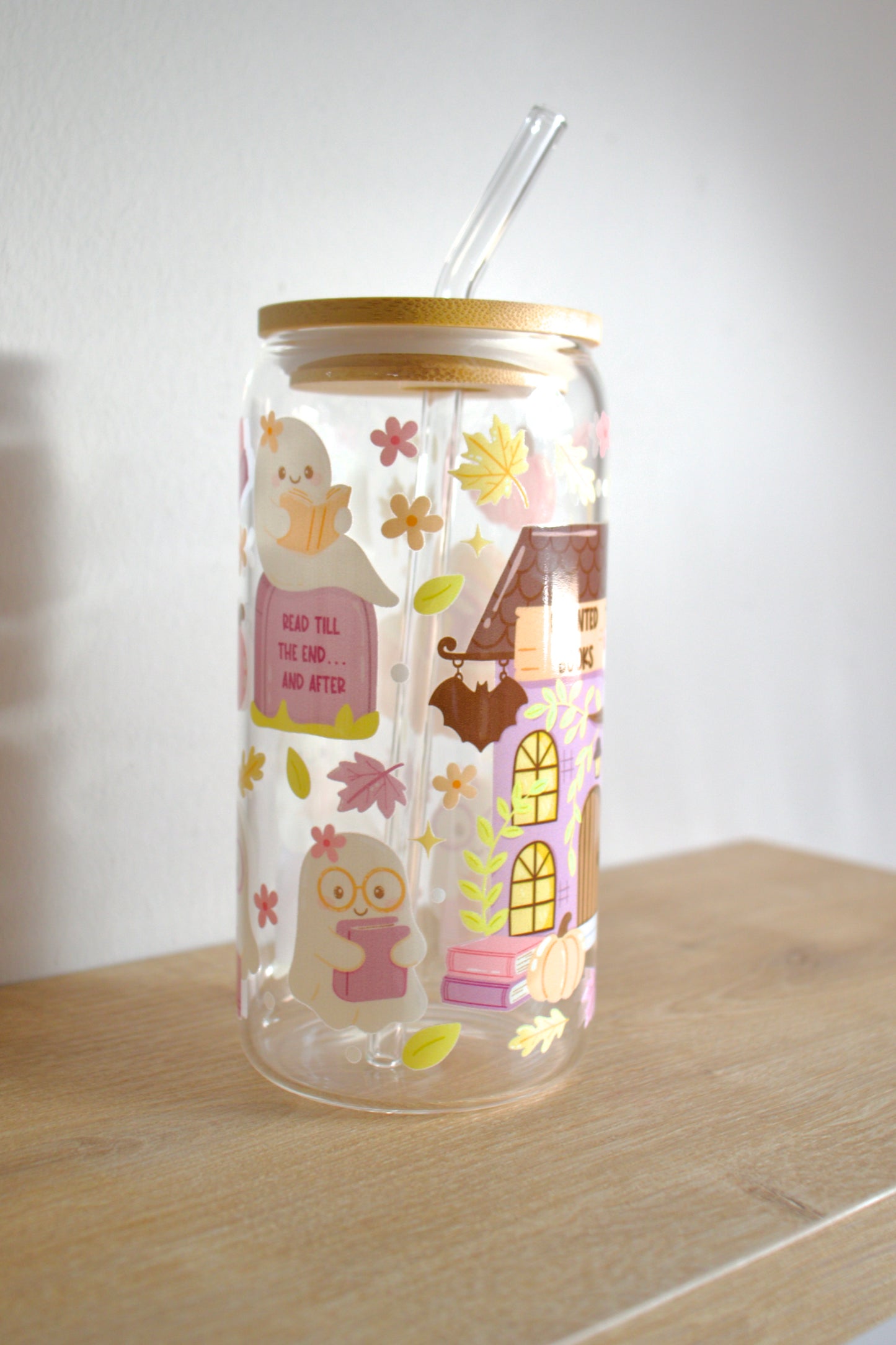 Tumbler Glas - Spooky Books