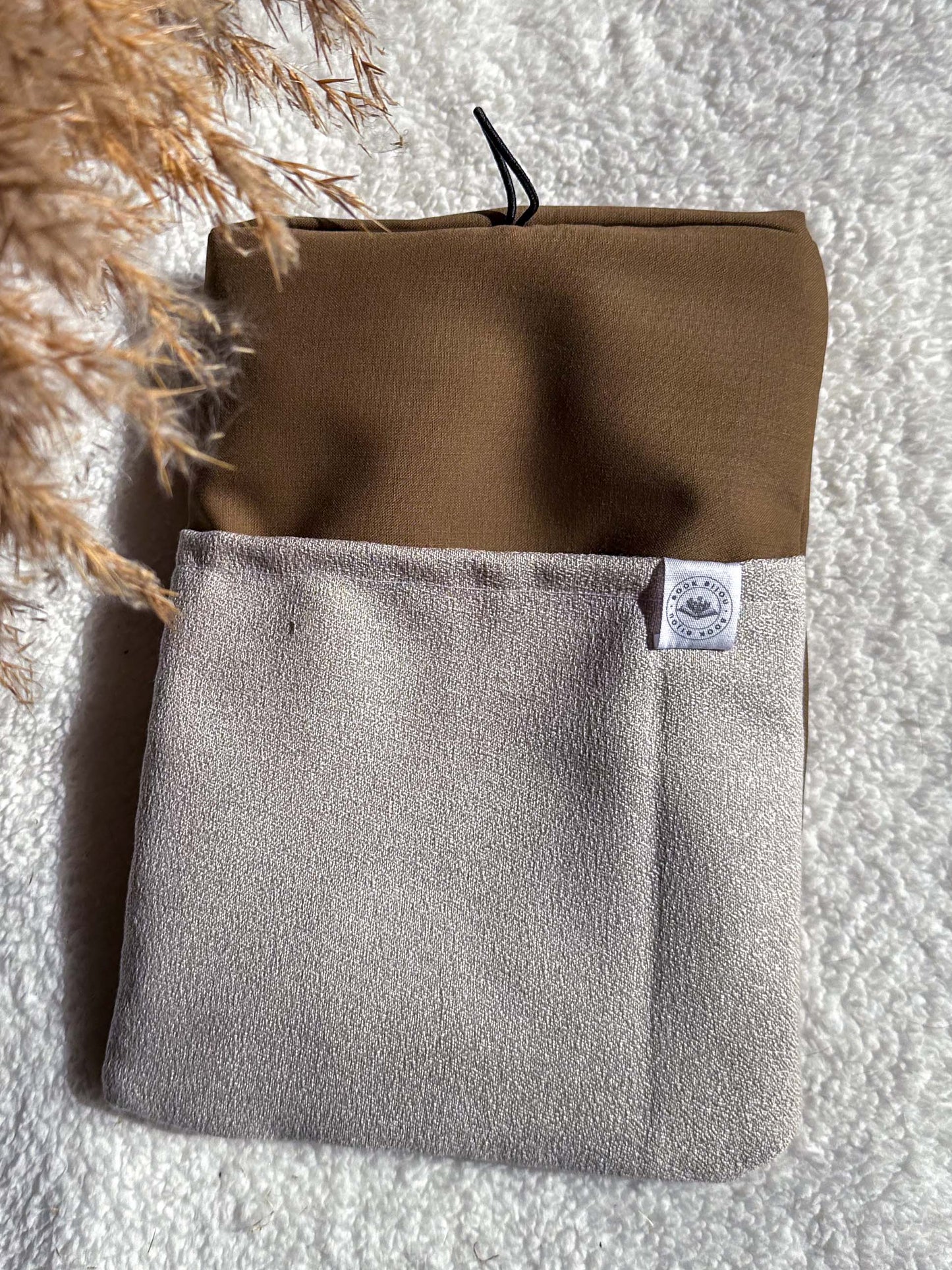 Booksleeve "Brown & Gold"