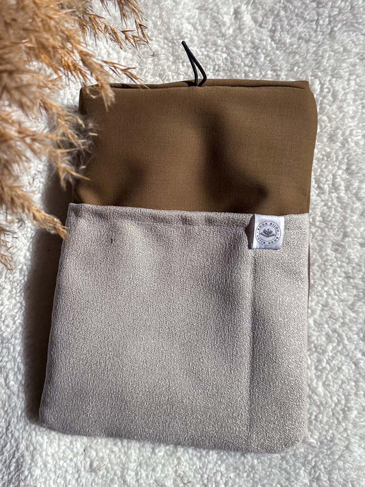 Booksleeve "Brown & Gold"