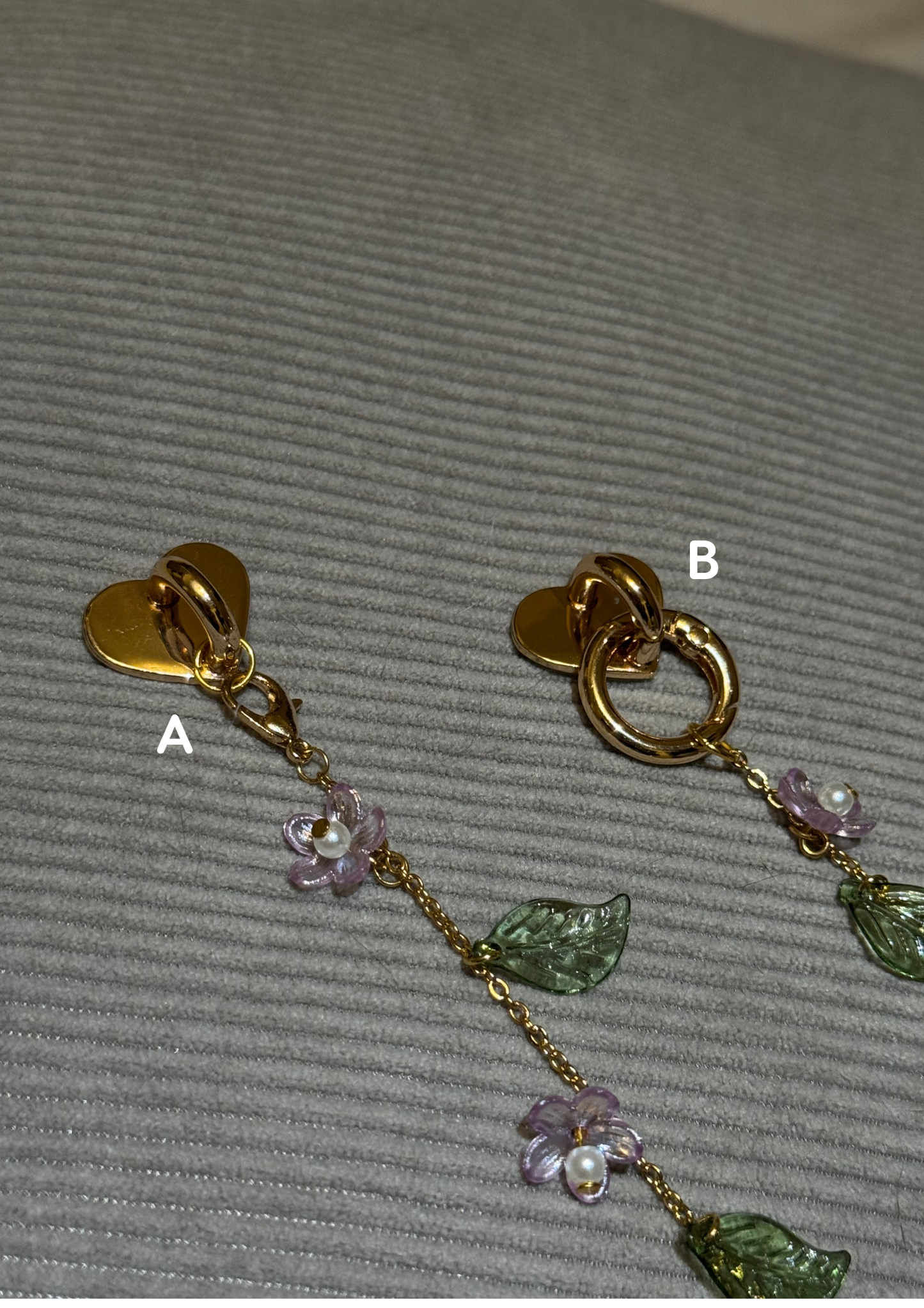 E-reader charm "Pink Butterfly"