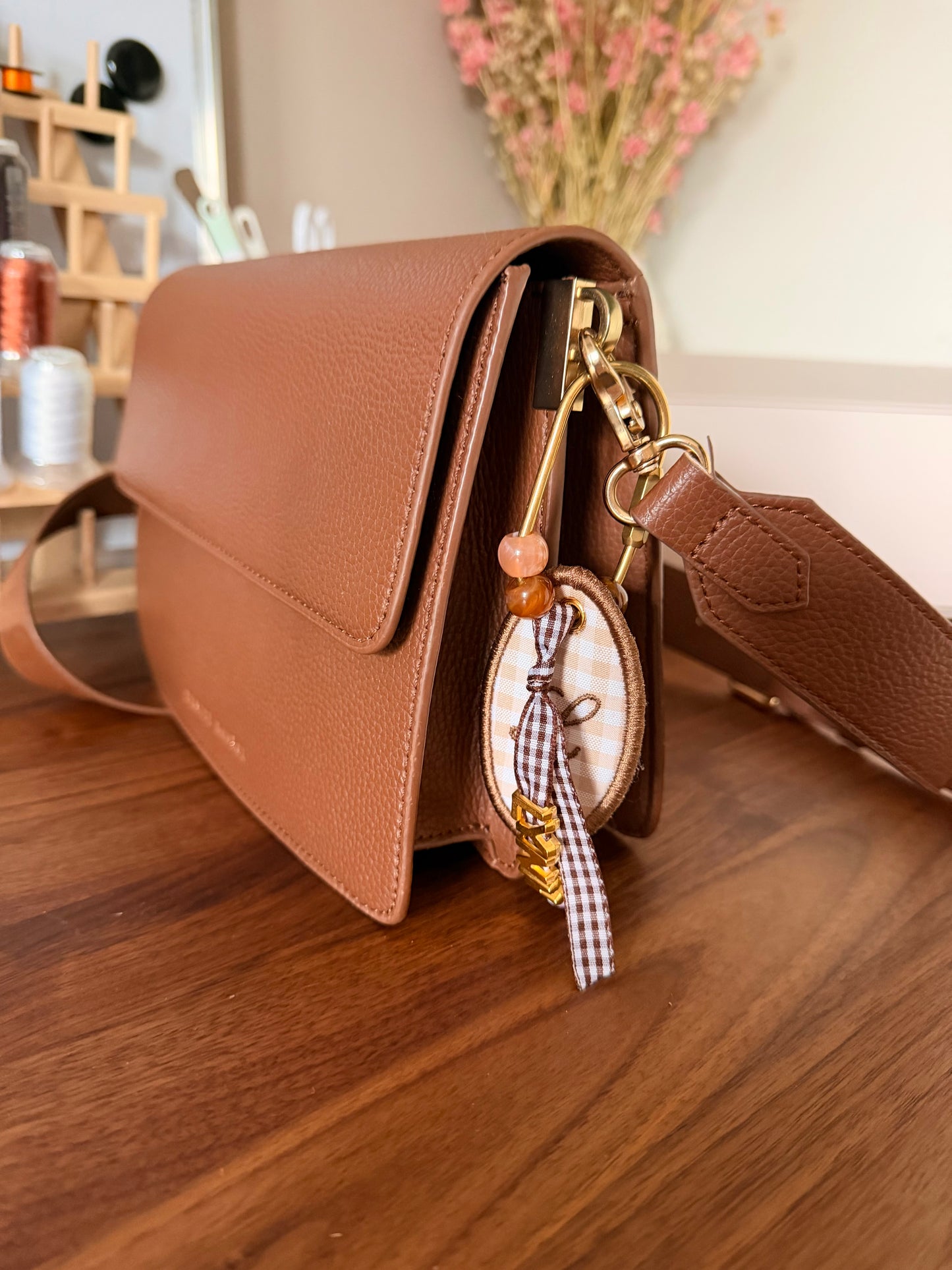 Autumn Brown - Bag Tag