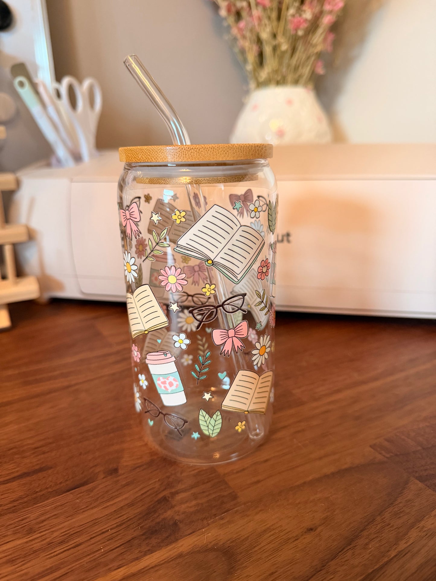 Tumbler Glas - Books & Glasses