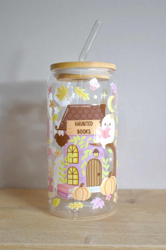 Tumbler Glas - Spooky Books