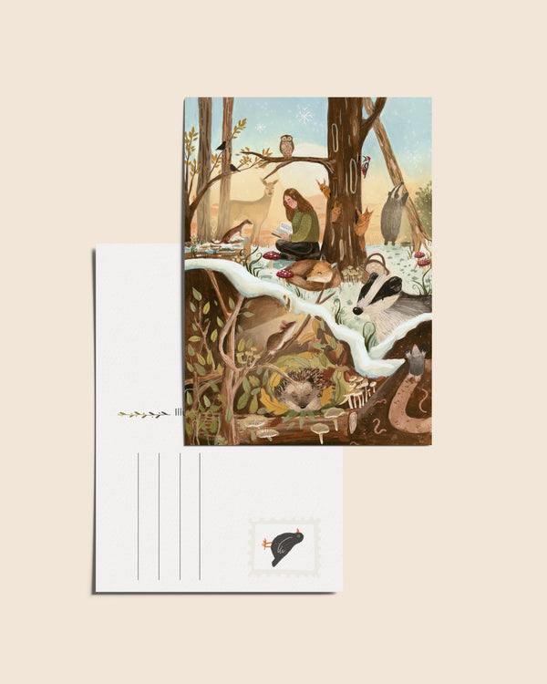 Ansichtkaart 'Winter'